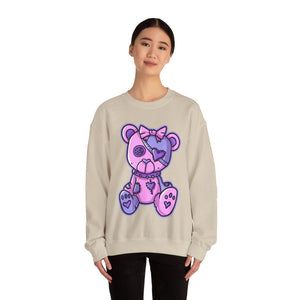 Button Eye Teddy Bear Sweatshirt