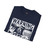 Warning Choking Hazard Retro Space T Shirt, Vintage Sci Fi Graphic Tee, Galaxy Shirt