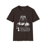 Number 1 Dad in the Galaxy Retro Space T Shirt, Vintage Sci Fi Graphic Tee, Galaxy Shirt