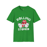 Rolling Stoned Funny Weed T Shirt, Cannabis Graphic Tee, 420 Stoner Shirt