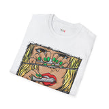 Roll Lick Smoke Funny Weed T Shirt, Cannabis Graphic Tee, 420 Stoner Shirt