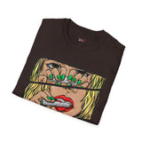 Roll Lick Smoke Funny Weed T Shirt, Cannabis Graphic Tee, 420 Stoner Shirt