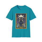 XVIII The Moon Goddess Hecate Tarot Card T Shirt, Mystic Graphic Tee, Spiritual Shirt