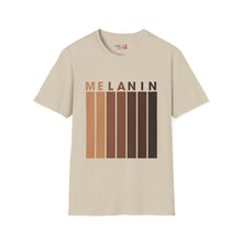 Load image into Gallery viewer, Melanin Vertical Stripes Unisex Softstyle T-Shirt
