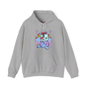 Stitched Eyes Teddy Bear Hoodie