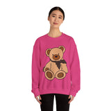 Brown Scarf Teddy Bear Sweatshirt