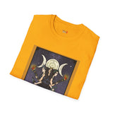 XVIII The Moon Goddess Hecate Tarot Card T Shirt, Mystic Graphic Tee, Spiritual Shirt