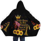 Powerful Black Queen Microfleece Cloak