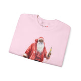 Black Santa 48 Unisex Heavy Blend™ Crewneck Sweatshirt