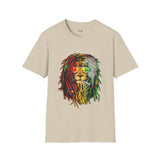 Smoking Rasta Lion Funny Weed T Shirt, Cannabis Graphic Tee, 420 Stoner Shirt