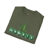 CaNNabIS Funny Weed T Shirt, Cannabis Graphic Tee, 420 Stoner Shirt