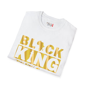 Black King Unisex Softstyle T-Shirt