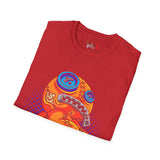Zipper Mouth Teddy Bear Unisex Softstyle T-Shirt