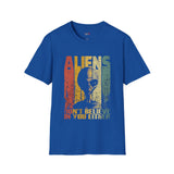 Aliens Don't Believe in You Either Vintage Alien T Shirt, Retro UFO Graphic Tee, Space Streetwear Shirt