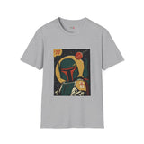 77 Bounty Hunter Blaster Retro Space T Shirt, Vintage Sci Fi Graphic Tee, Galaxy Shirt