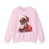 Black Santa 3 Unisex Heavy Blend™ Crewneck Sweatshirt
