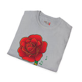 Rose Gramaphone Unisex Softstyle T-Shirt