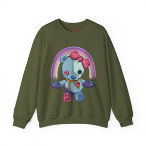 Rainbow Missing Eye Teddy Bear Sweatshirt