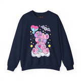 Doughnut Heart Teddy Bear Sweatshirt