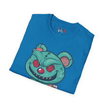 Load image into Gallery viewer, Evil Patched Teddy Bear Unisex Softstyle T-Shirt
