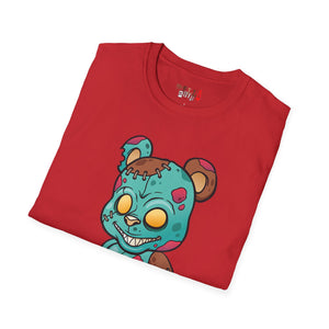 Dirty Evil Teddy Bear Unisex Softstyle T-Shirt