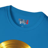 Melting Gold Record Unisex Softstyle T-Shirt