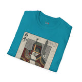 Bounty Hunter Playing Card Retro Space T Shirt, Vintage Sci Fi Graphic Tee, Galaxy Shirt