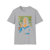 Smoking Mona Lisa Funny Weed T Shirt, Cannabis Graphic Tee, 420 Stoner Shirt