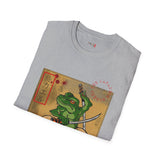 Samurai Toad Warrior Japanese Samurai T Shirt, Asian Graphic Tee, Bushido Warrior Shirt