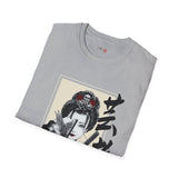Warrior Fem Japanese Samurai T Shirt, Asian Graphic Tee, Bushido Warrior Shirt