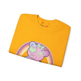 Green Heart Eye Teddy Bear Sweatshirt