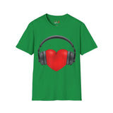 Heart Music Unisex Softstyle T-Shirt