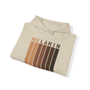 Melanin Vertical Stripes Heavy Blend Hoodie