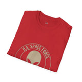 Space Force Liaison Officer Alien T Shirt for Men/Women, Funny UFO Shirt, Sci Fi Graphic Tee