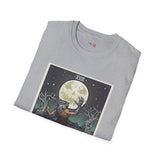 The Moon XVIII Tarot Card T Shirt, Mystic Graphic Tee, Spiritual Shirt