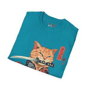 Samurai Kitty Unisex Softstyle T-Shirt