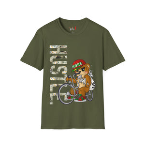 Hustle Bear Unisex Softstyle T-Shirt