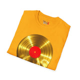 Melting Gold Record Unisex Softstyle T-Shirt
