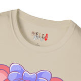 Orange Heart Eye Teddy Bear T-shirt