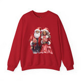 Black Santa 12 Unisex Heavy Blend™ Crewneck Sweatshirt