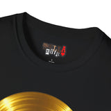 Melting Gold Record Unisex Softstyle T-Shirt