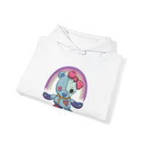 Rainbow Missing Eye Teddy Bear Hoodie
