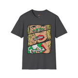 Roll Lick Smoke Funny Weed T Shirt, Cannabis Graphic Tee, 420 Stoner Shirt
