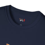 Samura Orange Kitty Japanese Samurai T Shirt, Asian Graphic Tee, Bushido Warrior Shirt