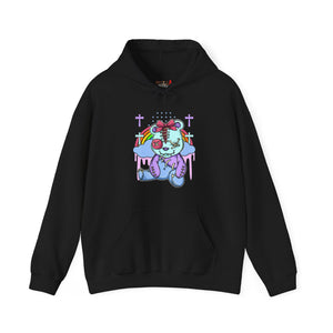 Stitched Eyes Teddy Bear Hoodie