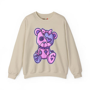 Button Eye Teddy Bear Sweatshirt