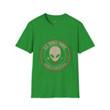 Space Force Liaison Officer Alien T Shirt for Men/Women, Funny UFO Shirt, Sci Fi Graphic Tee