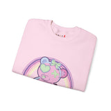 Green Heart Eye Teddy Bear Sweatshirt