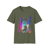 Dino Abduction Alien T Shirt for Men/Women, Funny UFO Shirt, Sci Fi Graphic Tee
