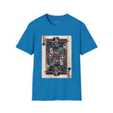 Vader Spades Card Retro Space T Shirt, Vintage Sci Fi Graphic Tee, Galaxy Shirt